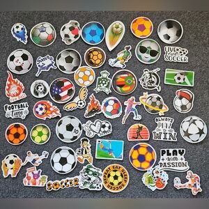Soccer themed stickers, Journaling, stationary, great for Fans and or players